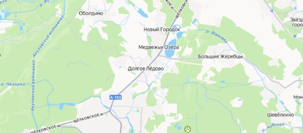 Карта расположения пансионата