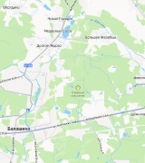Карта расположения пансионата